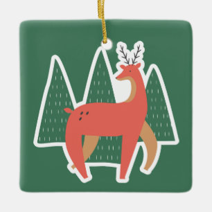 WeihnachtsNiedlich Keramikornament