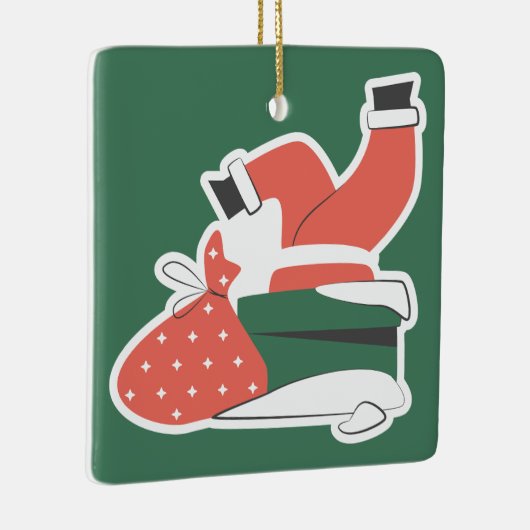 WeihnachtsNiedlich Keramikornament (Rechts)