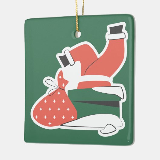 WeihnachtsNiedlich Keramikornament (Links)