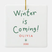 WeihnachtsNiedlich Keramikornament (Rückseite)