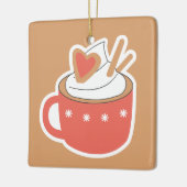 WeihnachtsNiedlich Keramikornament (Links)