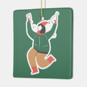 WeihnachtsNiedlich Keramikornament (Links)