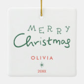 WeihnachtsNiedlich Keramikornament (Rückseite)