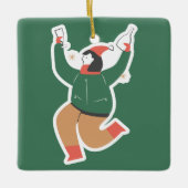 WeihnachtsNiedlich Keramikornament (Vorderseite)