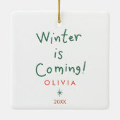 WeihnachtsNiedlich Keramikornament (Rückseite)