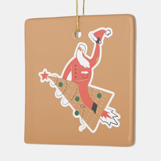 WeihnachtsNiedlich Keramikornament (Links)