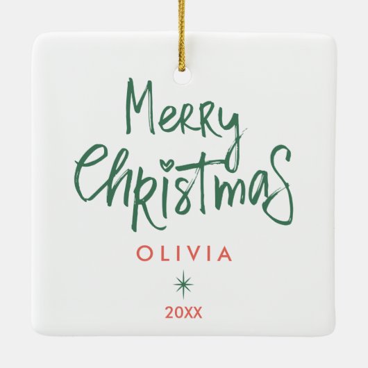 WeihnachtsNiedlich Keramikornament (Rückseite)