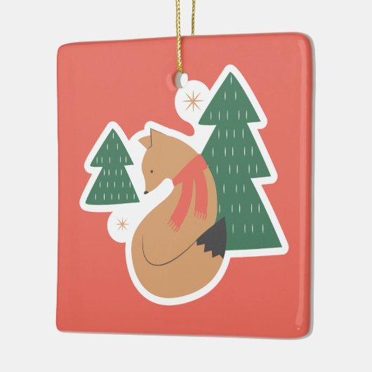 WeihnachtsNiedlich Keramikornament (Links)