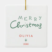 WeihnachtsNiedlich Keramikornament (Rückseite)