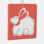 WeihnachtsNiedlich Keramikornament (Rechts)