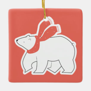 WeihnachtsNiedlich Keramikornament