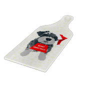 WeihnachtsNiedlich Miniatur Schnauzer Dog Weihnach Schneidebrett (Ecke)