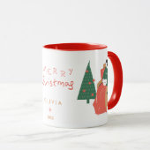 WeihnachtsNiedlich Tasse (VorderseiteRechts)