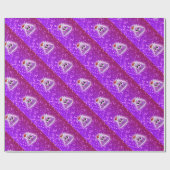 Weihnachtsniedlicher Unicorn kacken Emoji Glühen Geschenkpapier (Flach)