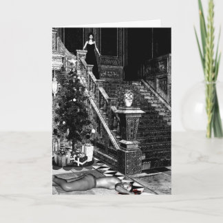 Weihnachtsnoir Fantasy Holiday Card Feiertagskarte