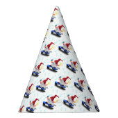 WeihnachtsNomaden mit Geschenkpapier Party Hat Partyhütchen (Rechts)