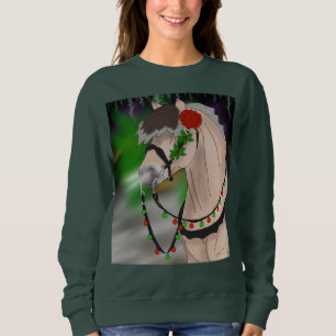 Weihnachtsnorwegisches Fjord-Pferd Sweatshirt