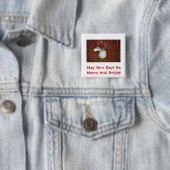 Weihnachtsnose Reindeer Moose Button (Beispiel)