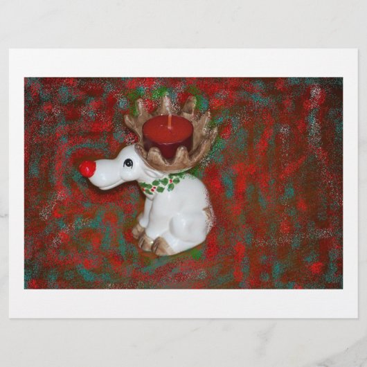 Weihnachtsnose Reindeer Moose Flyer (Vorne)