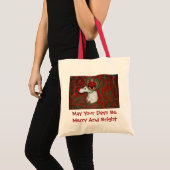 Weihnachtsnose Reindeer Moose Tragetasche (Vorderseite (Produkt))