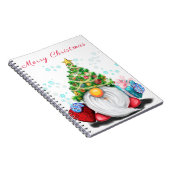 WeihnachtsNotebook-Gnome mit Geschenken Notizblock (Rechte Seite)