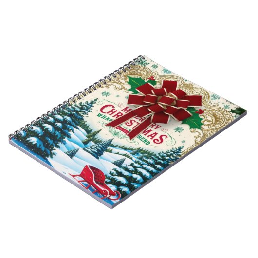 WeihnachtsNotebook Notizblock (Linke Seite)