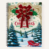 WeihnachtsNotebook Notizblock (Vorderseite)