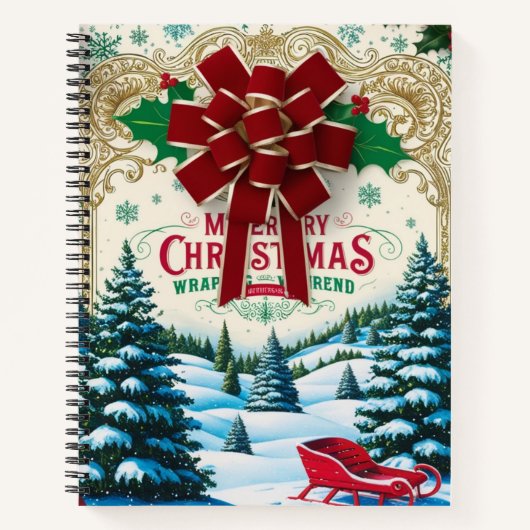 WeihnachtsNotebook Notizblock (Vorderseite)