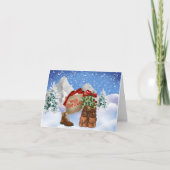 Weihnachtsnotecard Feiertagskarte (Vorderseite)