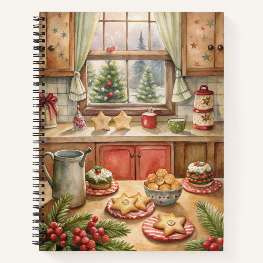 Weihnachtsnotizbuch – Festliches Journal Notizblock (Vorderseite)