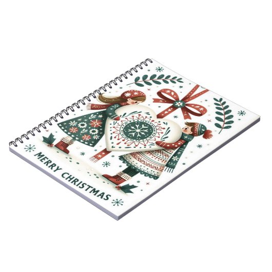 Weihnachtsnotizbuch Notizblock (Linke Seite)