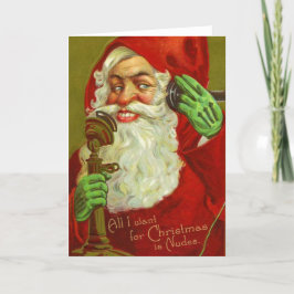 WeihnachtsNudes - lustige Weihnachtskarte Feiertagskarte