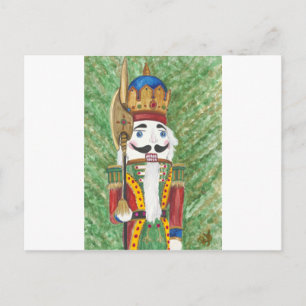 Weihnachtsnussknacker Feiertagspostkarte