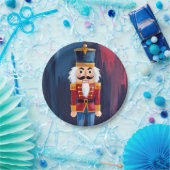 Weihnachtsnussknacker | Frohe Weihnachten Wasserfa Pappteller (Party)