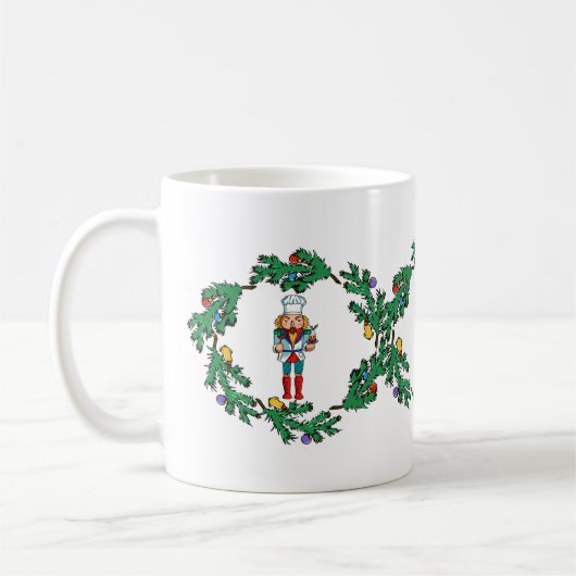 Weihnachtsnussknacker-Geist Kaffeetasse (Links)