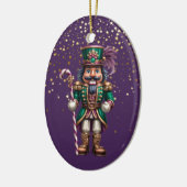 Weihnachtsnussknacker Keramik Ornament (Links)