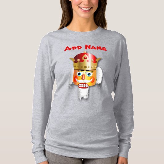 Weihnachtsnussknacker-König Cartoon T-Shirt (Vorderseite)