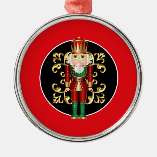 Weihnachtsnussknacker Ornament Aus Metall (Vorne)