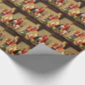 Weihnachtsnussknacker-Packpapier Geschenkpapier (Ecke)