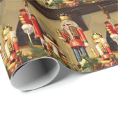 Weihnachtsnussknacker-Packpapier Geschenkpapier (Rolleneckpunkt)
