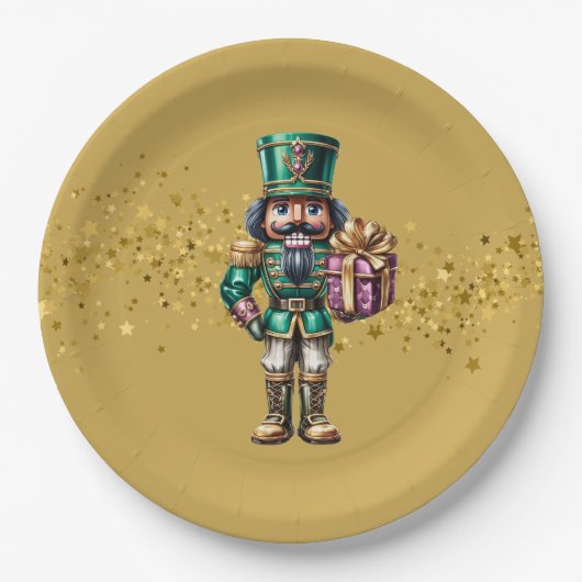 Weihnachtsnussknacker  pappteller (Vorderseite)