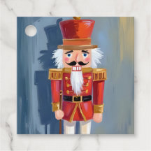 Weihnachtsnussknacker | Roter Soldat Wasserfarbe