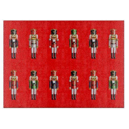 Weihnachtsnussknacker Schneidebrett (Vorderseite)