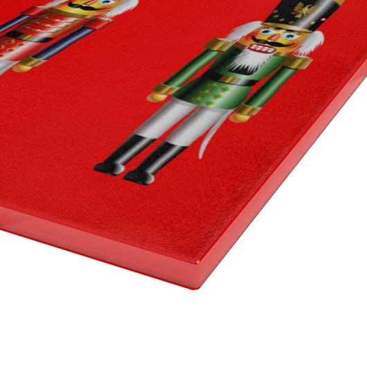 Weihnachtsnussknacker Schneidebrett (Ecke)