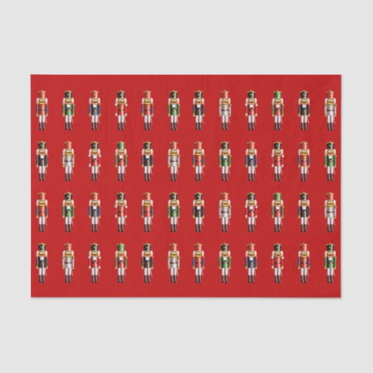 Weihnachtsnussknacker Seidenpapier (Vorderseite)