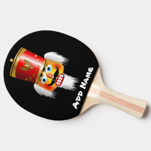 Weihnachtsnussknacker-Spielzeug-Soldat Tischtennis Schläger