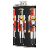 Weihnachtsnussknacker-Spielzeug-Soldaten Flachmann (Links)