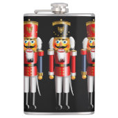 Weihnachtsnussknacker-Spielzeug-Soldaten Flachmann (Vorderseite)