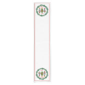 Weihnachtsnussknacker-Spielzeug-Soldaten Kurzer Tischläufer (Vorderseite)