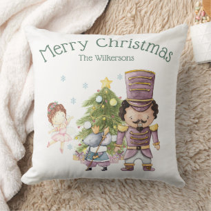 Weihnachtsnussknacker Zuckerpflaumenfee & Mäusekön Kissen